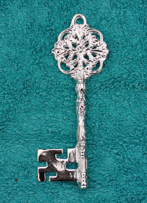 Craft Lodge Officers Collar Jewel - Asst Treasurer (Scottish) - Silver - Click Image to Close